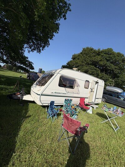Abbey Aventura 4 Birth Caravan 2001 With Motor Movers And Extras