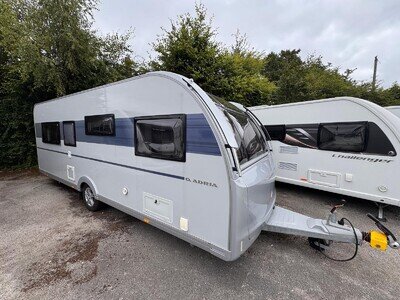 ADRIA ADORA TIBER 2022 MODEL 4 BERTH FIXED ISLAND BED TOURING CARAVAN