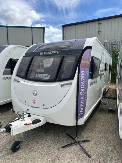 SWIFT SPRITE QUATTRO, 2018 MODEL, 6 BERTH, FIXED BED!!!