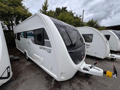 SWIFT SPRITE GRANDE 4 SB 2023 MODEL 4 BERTH FIXED ISLAND BED TOURING CARAVAN
