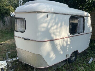 Vintage all Original inc interior 1960’s 70’s Eriba Puck pop top 2 berth caravan