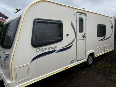 Bailey Olympus 530-4 Fixed Bed 4 Berth Caravan With Motor Mover Bailey Olympus 530-4 Fixed Bed 4 Berth Caravan With Motor Mover