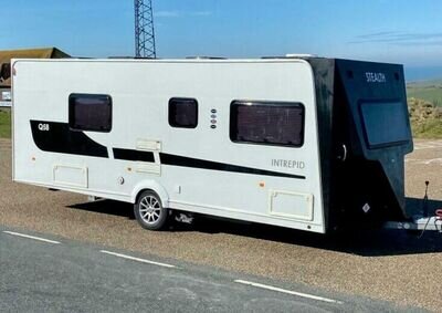 2012 Stealth intrepid Q58 4 berth caravan fixed bed motor mover, 2012 Stealth intrepid Q58 4 berth caravan fixed bed motor mover,