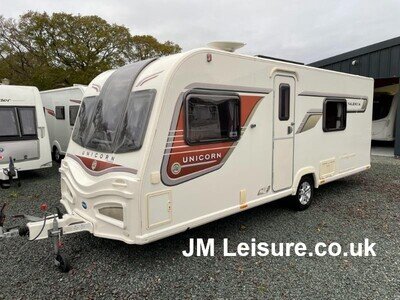 Bailey Unicorn Valencia '2014 4 Berth Fixed Bed Caravan