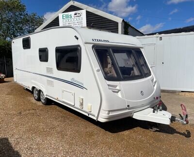 2008 SWIFT / STERLING EUROPA 600, TWIN AXLE 6 BERTH TOURING CARAVAN + BUNK BEDS 2008 SWIFT / STERLING EUROPA 600, TWIN AXLE 6 BERTH TOURING CARAVAN + BUNK BEDS