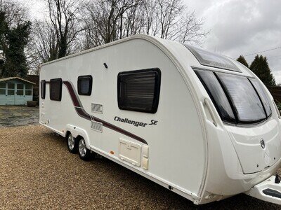 Caravan 4 berth Swift Challenger 620 Twin Axle 2013 End Bathroom motor mover