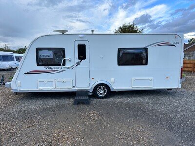 2012 Elddis Odyssey 540 - Fixed Bed - End Washroom - mover - touring caravan