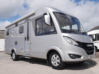 2019 Hymer BMC I 580 Mercedes AUTO 4 Berth Fixed Bed Satellite Gaslow Motorhome