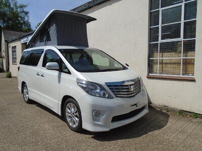 TOYOTA ALPHARD CAMPER VAN ,MOTORHOME,~OFF GRID SOLAR~ELECTRIC INDUCTION HOB~
