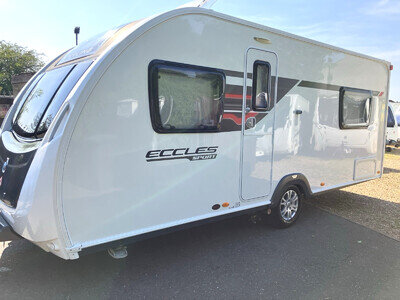 2014 STERLING ECCLES SPORT 514 ~ 4 BERTH FIXED BED CARAVAN~IT IS STUNNING !!