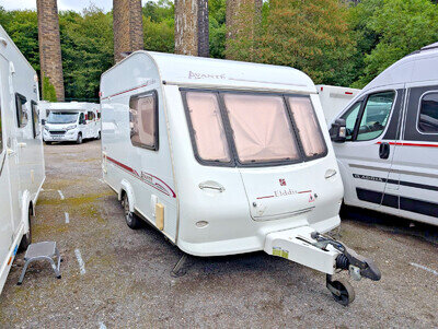 2004 Elddis Avante 362 Lightweight 2 Berth Caravan – Motor Mover Solar Awning