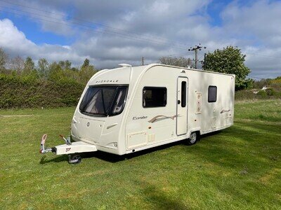 2007 Avondale Eagle S Single Axle Fixed Bed Touring Caravan (With Dorema Awning)