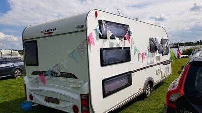 6 berth Adria 542DT Tamar 2016: Solar.Motor mover.Awning etc.FSH.Smoke free.