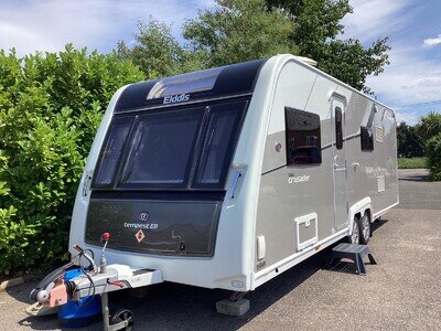 Elddis Crusader Tempest EB Caravan, Luxury 6 Berth, Twin Axle, End Bathroom 2017