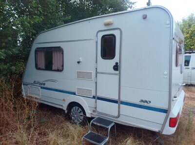 Swift Sterling Europa 390 2 Berth Caravan with Motor Mover