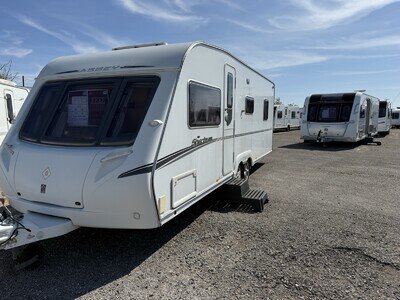 4 BERTH ABBEY SPECTRUM 535 FIXED REAR ISLAND BED 2008 TWIN AXLE&MOTOR MOVERALDLE