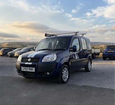2007 Fiat Doblo Micro Camper | 240v Hook Up | Rock & Roll Bed | Awning | 104k