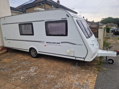 Compass Mendip 524 2007 Special Edditon Caravan 4 Berth Bunk Beds No Damp