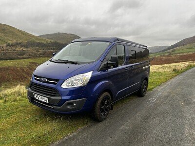 Ford Transit Custom 290 TDCI 130 PS SWB 4 Berth Camper With Pop Top Roof