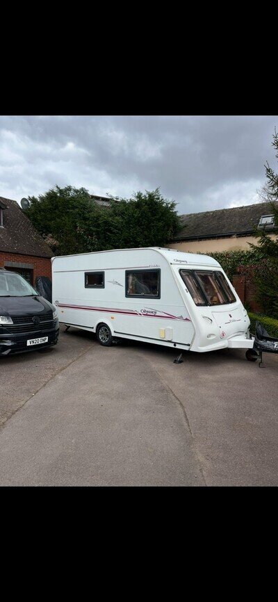 Elddis Odyssey 482, 2 Berth Caravan With Awning And Motor Mover.