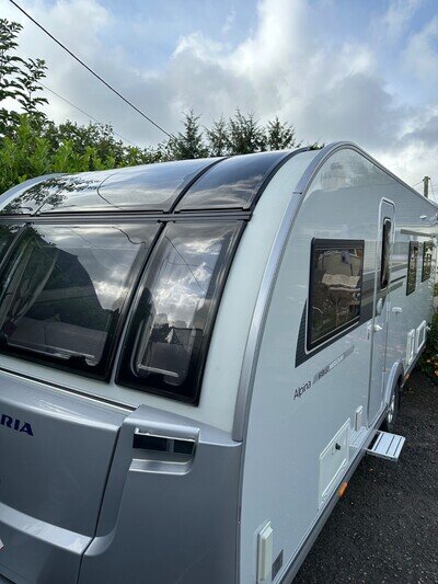 Adria Missouri 613 Uc Alpina 4 Berth 2018 Top Spec Caravan Rear Island Bed