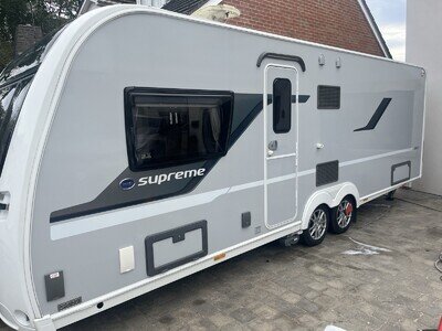 2019 Elddis Supreme 860 – 4 Berth Twin Axle Touring Caravan – Island Bed