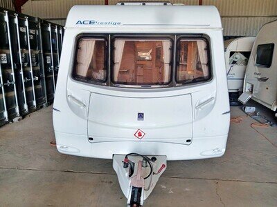 2005 Ace Prestige Twenty5 caravan 4 berth, end bathroom, sep shower, motor-mover