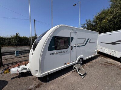 SWIFT SPRITE ALPINE 4 2019 MODEL 4 BERTH COMPACT FIXED BED TOURING CARAVAN
