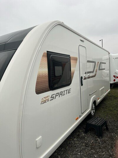 Swift Sprite Major 4SB 2020 4 Birth Fixed Bed Touring Caravan With Motor Mover