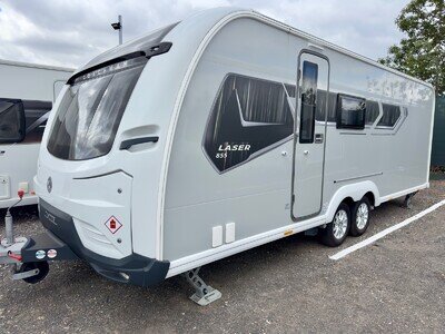 2023 COACHMAN LASER XCEL 855 4 BERTH TOURING CARAVAN AWD MOTOR MOVER WIFI FSH
