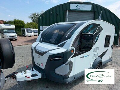 2023 Swift Basecamp 4 Berth LIGHTWEIGHT Caravan + Motor Mover - STOCK H123