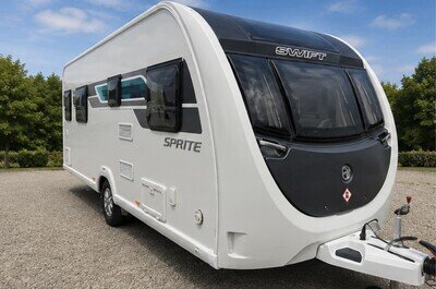 2023 SWIFT SPRITE MAJOR 4SB Fixed Bed 4 Berth Caravan Touring