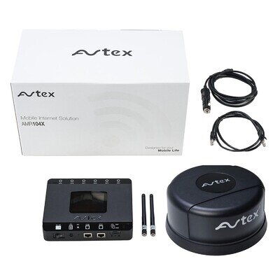 AVTEX DUAL SIM ROUTER & ANTENNA 4G/5G MOBILE INTERNET LTE WIFI CAMPERVAN CARAVAN