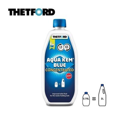 Thetford Aqua Kem Blue Concentrated Toilet Chemical Caravan Motorhome 750ML