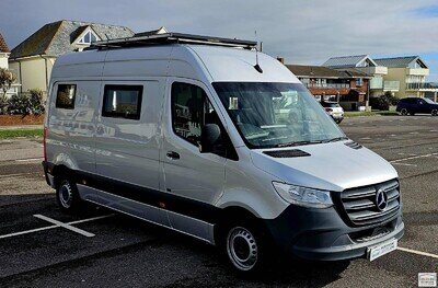 Mercedes Sprinter MWB 2020 VanHaus Camper 5.9m 3500kgs 18k Auto 2 berth 3 belts