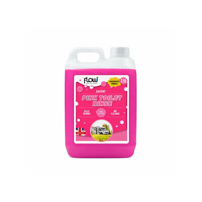2.5L Pink Toilet Rinse Cherry Scented Concentrate Cleaner Caravan Motorhome