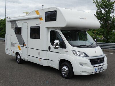 2017 FIAT 2.3 DIESEL AUTOMATIC SUNLIVING A45DK MOTORHOME 7 BERTH 7 BELT 3500KG