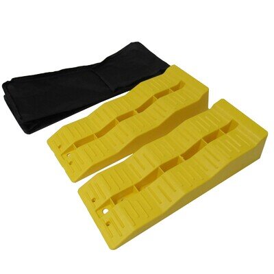 Motorhome Caravan Levelling Ramps & Bag 3 Step 5T Pair (Heavy Duty Level Blocks)