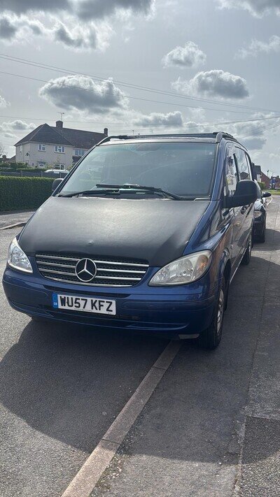 Mercedes Vito Camper van. Long Wheel Base With Solar Panel.