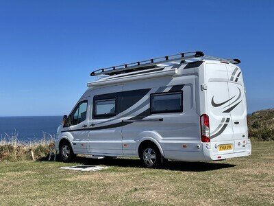Ford Transit LWB High Roof Campervan 2015 Professional Conversion 1000Ah Solar