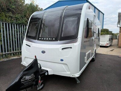 2025 Bailey Phoenix GT75 640 -rear island bed, mover, WiFi -IMMACULATE CONDITION