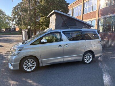 2010 TOYOTA ALPHARD VELLFIRE POP TOP 4 BERTH NEW CAMPER CONVERSION FRESH IMPORT