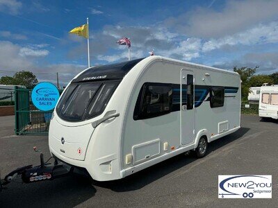 2015 Sterling Continental 570 4 Berth FIXED BED Caravan - STOCK J049