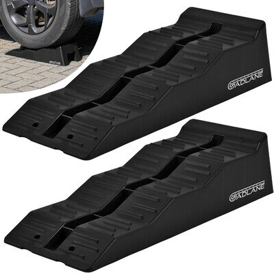 2 Pack Caravan Levelling Ramps Set Levelling Blocks Campervan Motorhome Black