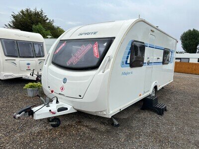 2012 Swift Sprite Major 4 - Fixed Bed - Motor Mover - 4 Berth - touring caravan