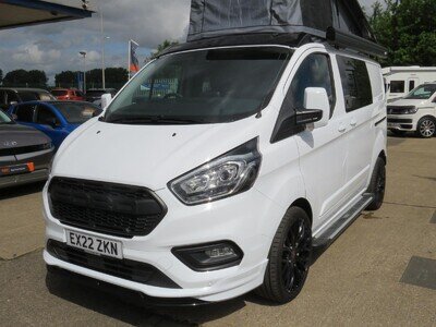Ford Transit Camper Pop Top 4 Berth Rock and Roll Bed