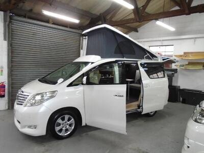 2008 TOYOTA ALPHARD CAMPER VAN,MOTORHOME~~OFF GRID SOLAR~ULEZ FREE~7 SPD~
