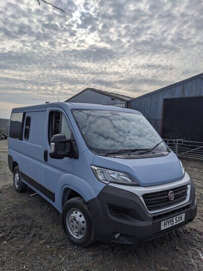 Fiat Ducato Professionally Converted Camper Van With Solar, Fridge, & Heater