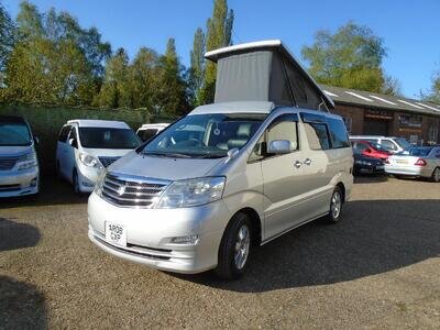 2006 TOYOTA ALPHARD CAMPER VAN,MOTORHOME~~OFF GRID SOLAR~~FRIDGE/FREEZER~ULEZ