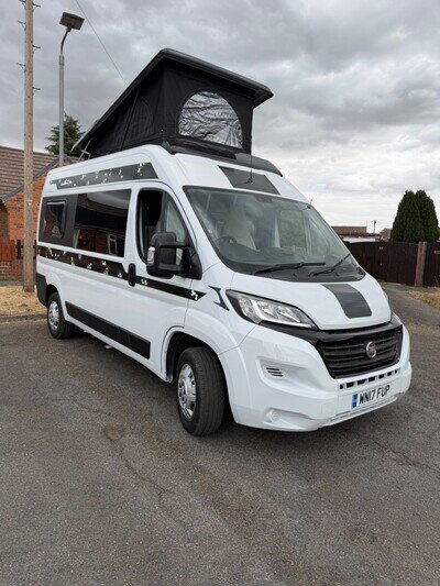 Fiat Ducato L2H2 4 Berth 4 Belt Pop Top Campervan Motorhome 78k Euro 6 2017